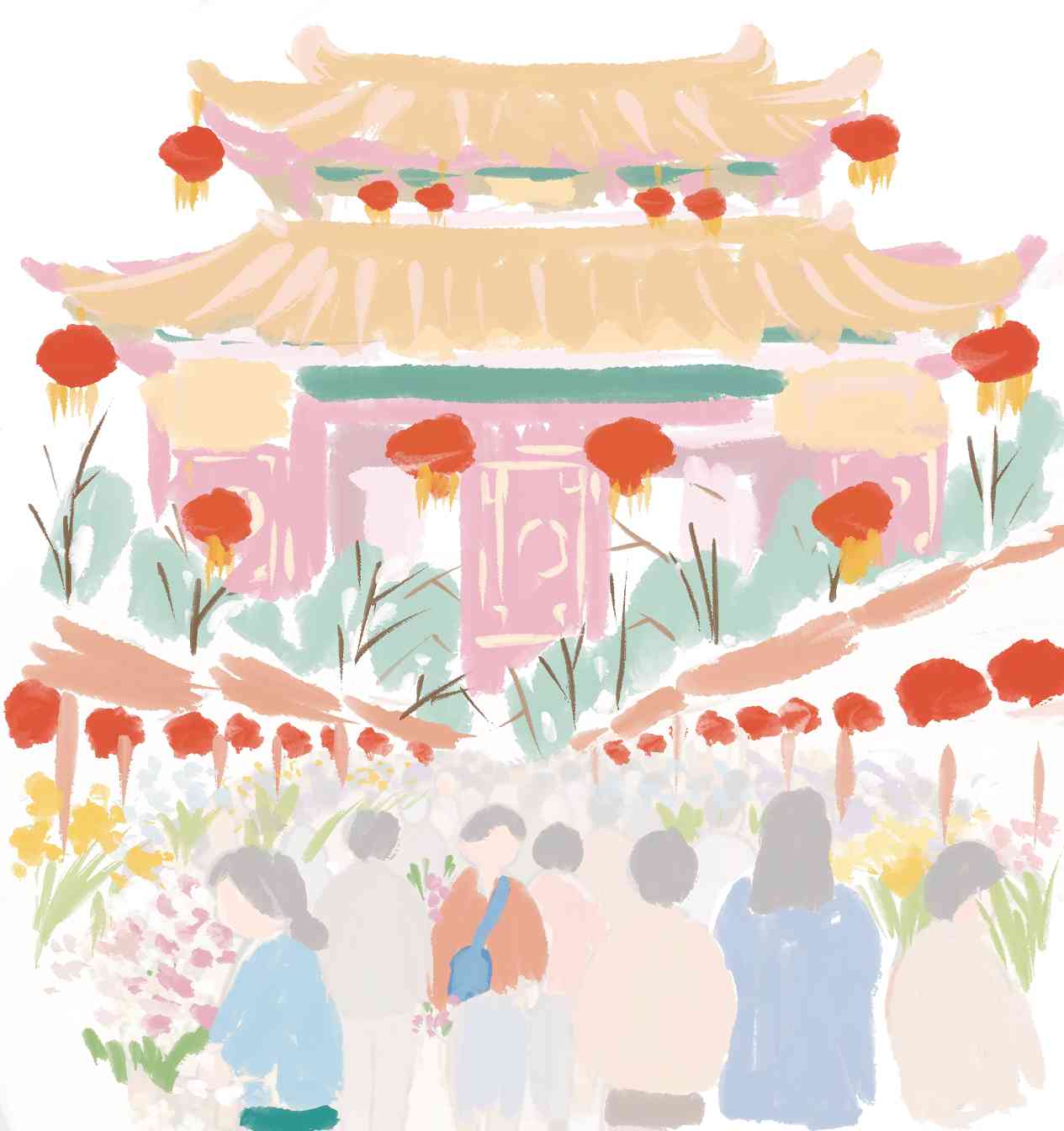 花街行处是春天