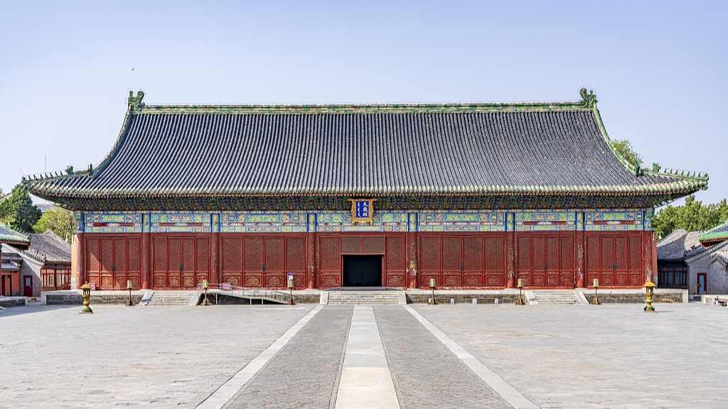 北京先农坛庆成宫首次向公众开放