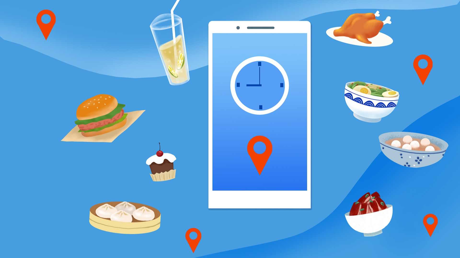 打开“飞行街景”可“一键探店”