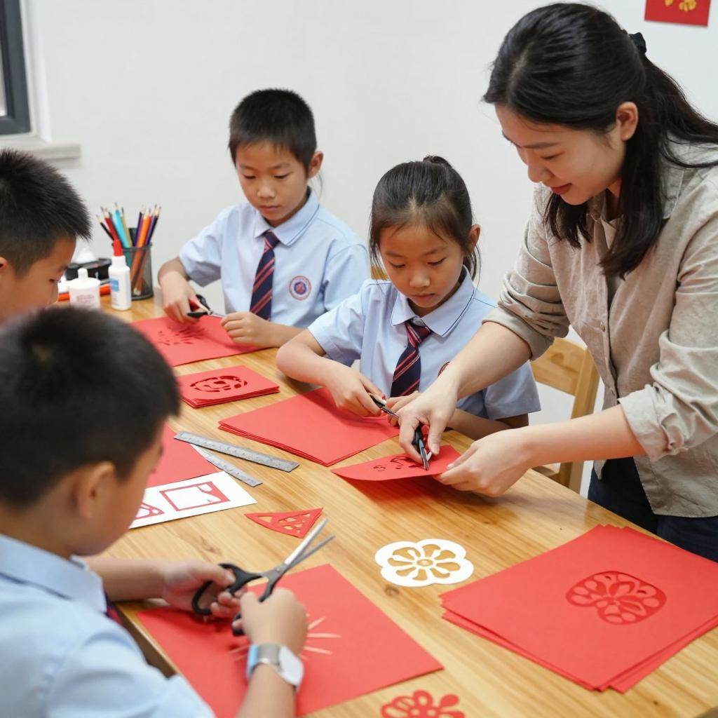 红纸一剪年味浓